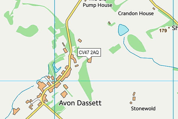 CV47 2AQ map - OS VectorMap District (Ordnance Survey) CV47 2AQ map - OS VectorMap District (Ordnance Survey)