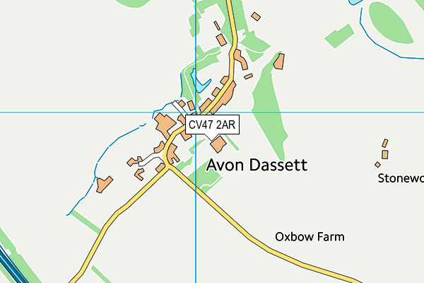 CV47 2AR map - OS VectorMap District (Ordnance Survey) CV47 2AR map - OS VectorMap District (Ordnance Survey)
