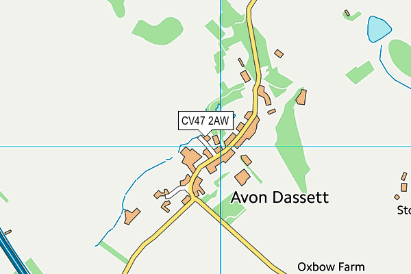 CV47 2AW map - OS VectorMap District (Ordnance Survey) CV47 2AW map - OS VectorMap District (Ordnance Survey)