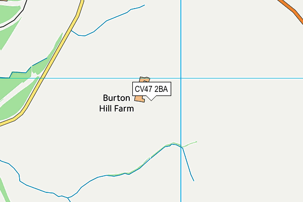 CV47 2BA map - OS VectorMap District (Ordnance Survey) CV47 2BA map - OS VectorMap District (Ordnance Survey)