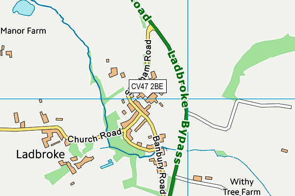 CV47 2BE map - OS VectorMap District (Ordnance Survey) CV47 2BE map - OS VectorMap District (Ordnance Survey)
