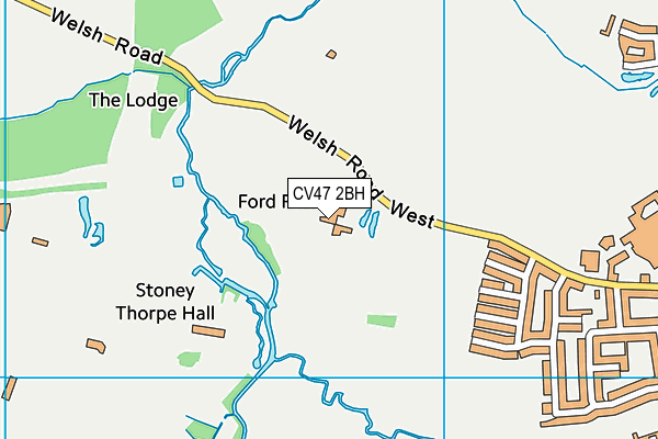 CV47 2BH map - OS VectorMap District (Ordnance Survey) CV47 2BH map - OS VectorMap District (Ordnance Survey)