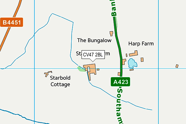CV47 2BL map - OS VectorMap District (Ordnance Survey) CV47 2BL map - OS VectorMap District (Ordnance Survey)