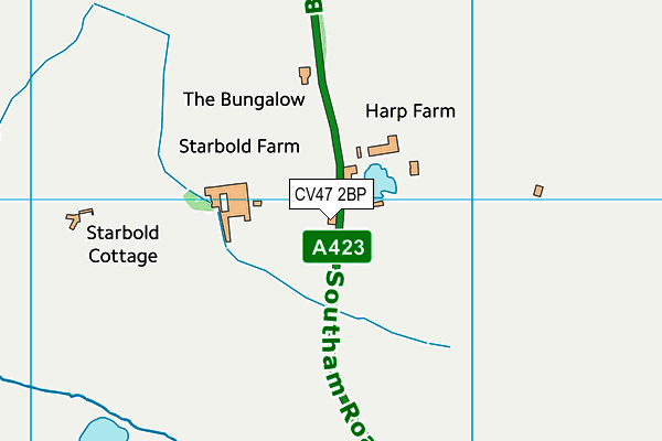 CV47 2BP map - OS VectorMap District (Ordnance Survey) CV47 2BP map - OS VectorMap District (Ordnance Survey)