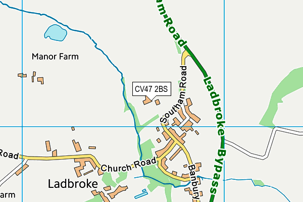 CV47 2BS map - OS VectorMap District (Ordnance Survey) CV47 2BS map - OS VectorMap District (Ordnance Survey)