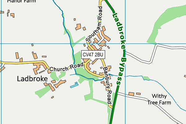 CV47 2BU map - OS VectorMap District (Ordnance Survey) CV47 2BU map - OS VectorMap District (Ordnance Survey)