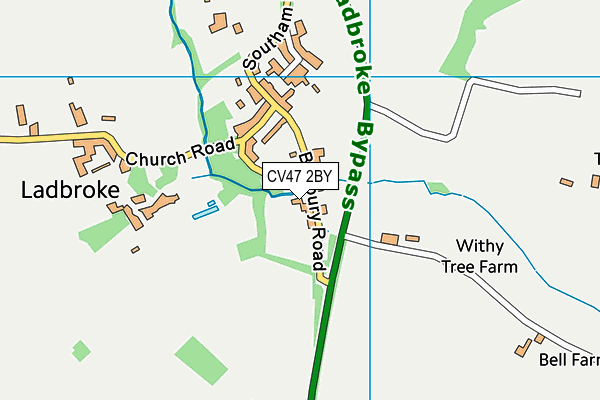 CV47 2BY map - OS VectorMap District (Ordnance Survey) CV47 2BY map - OS VectorMap District (Ordnance Survey)