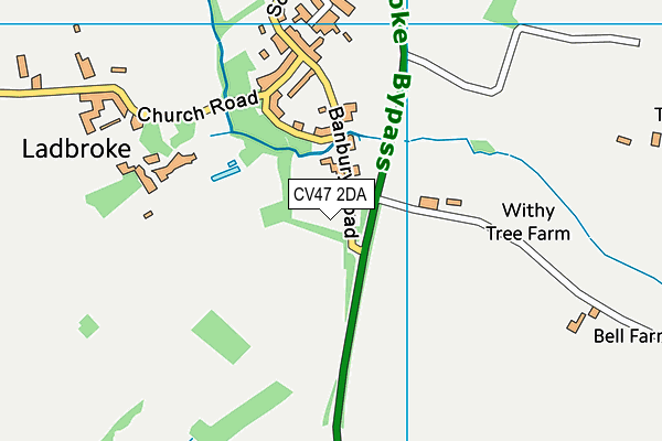 CV47 2DA map - OS VectorMap District (Ordnance Survey) CV47 2DA map - OS VectorMap District (Ordnance Survey)
