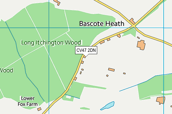 CV47 2DN map - OS VectorMap District (Ordnance Survey) CV47 2DN map - OS VectorMap District (Ordnance Survey)