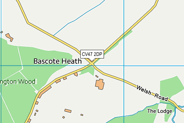 CV47 2DP map - OS VectorMap District (Ordnance Survey) CV47 2DP map - OS VectorMap District (Ordnance Survey)