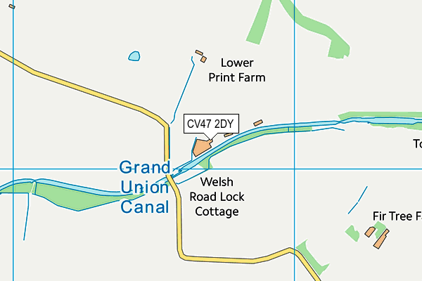 CV47 2DY map - OS VectorMap District (Ordnance Survey) CV47 2DY map - OS VectorMap District (Ordnance Survey)