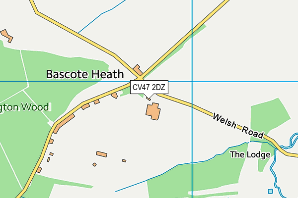 CV47 2DZ map - OS VectorMap District (Ordnance Survey) CV47 2DZ map - OS VectorMap District (Ordnance Survey)