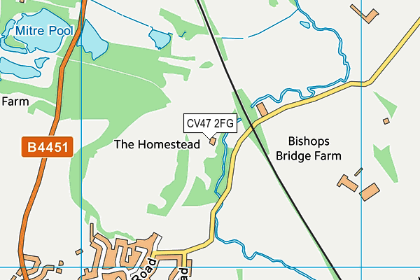 CV47 2FG map - OS VectorMap District (Ordnance Survey) CV47 2FG map - OS VectorMap District (Ordnance Survey)