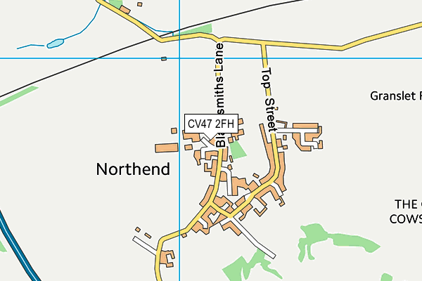 CV47 2FH map - OS VectorMap District (Ordnance Survey) CV47 2FH map - OS VectorMap District (Ordnance Survey)