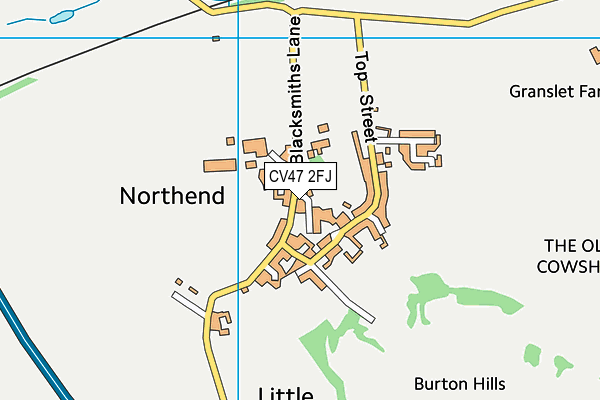 CV47 2FJ map - OS VectorMap District (Ordnance Survey) CV47 2FJ map - OS VectorMap District (Ordnance Survey)