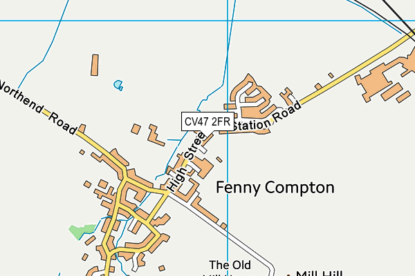 CV47 2FR map - OS VectorMap District (Ordnance Survey) CV47 2FR map - OS VectorMap District (Ordnance Survey)
