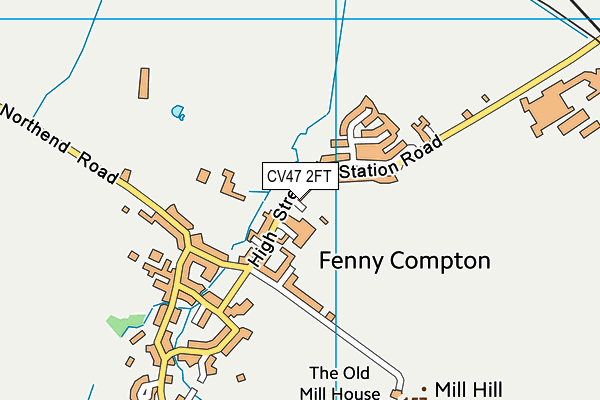 CV47 2FT map - OS VectorMap District (Ordnance Survey) CV47 2FT map - OS VectorMap District (Ordnance Survey)