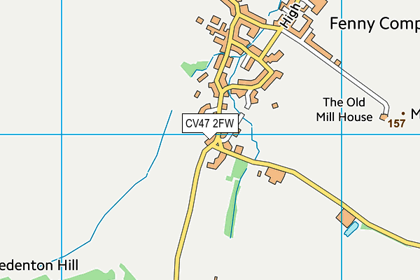 CV47 2FW map - OS VectorMap District (Ordnance Survey) CV47 2FW map - OS VectorMap District (Ordnance Survey)