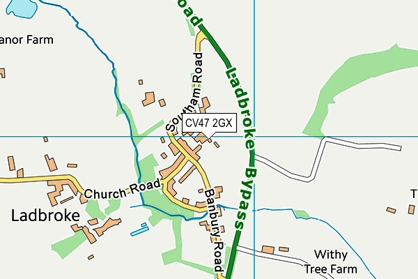 CV47 2GX map - OS VectorMap District (Ordnance Survey) CV47 2GX map - OS VectorMap District (Ordnance Survey)