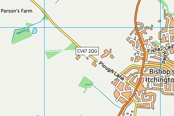 CV47 2QG map - OS VectorMap District (Ordnance Survey) CV47 2QG map - OS VectorMap District (Ordnance Survey)