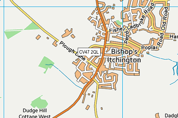 CV47 2QL map - OS VectorMap District (Ordnance Survey) CV47 2QL map - OS VectorMap District (Ordnance Survey)