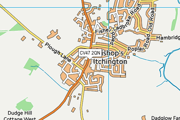 CV47 2QN map - OS VectorMap District (Ordnance Survey) CV47 2QN map - OS VectorMap District (Ordnance Survey)