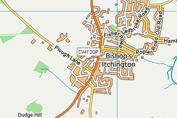 CV47 2QP map - OS VectorMap District (Ordnance Survey) CV47 2QP map - OS VectorMap District (Ordnance Survey)