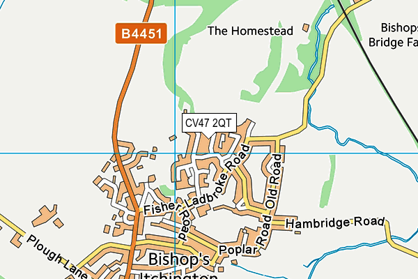 CV47 2QT map - OS VectorMap District (Ordnance Survey) CV47 2QT map - OS VectorMap District (Ordnance Survey)