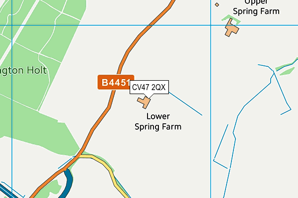 CV47 2QX map - OS VectorMap District (Ordnance Survey) CV47 2QX map - OS VectorMap District (Ordnance Survey)