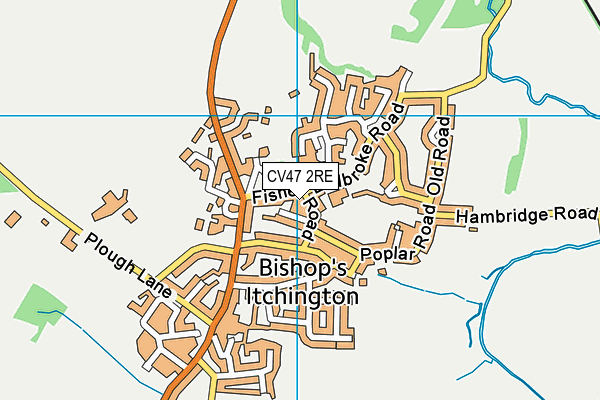CV47 2RE map - OS VectorMap District (Ordnance Survey) CV47 2RE map - OS VectorMap District (Ordnance Survey)