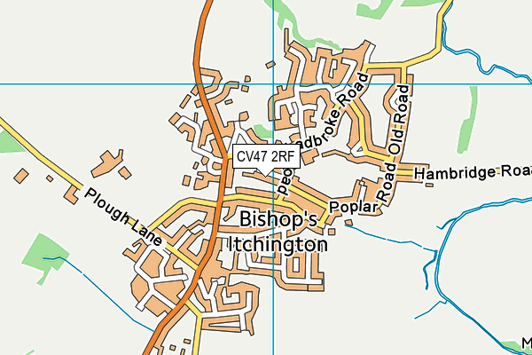 CV47 2RF map - OS VectorMap District (Ordnance Survey) CV47 2RF map - OS VectorMap District (Ordnance Survey)