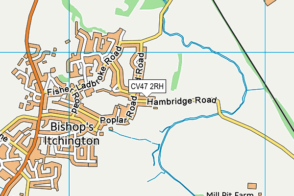 CV47 2RH map - OS VectorMap District (Ordnance Survey) CV47 2RH map - OS VectorMap District (Ordnance Survey)