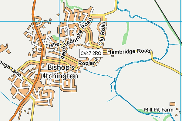 CV47 2RQ map - OS VectorMap District (Ordnance Survey) CV47 2RQ map - OS VectorMap District (Ordnance Survey)