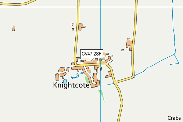 CV47 2SF map - OS VectorMap District (Ordnance Survey) CV47 2SF map - OS VectorMap District (Ordnance Survey)