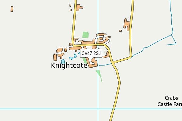 CV47 2SJ map - OS VectorMap District (Ordnance Survey) CV47 2SJ map - OS VectorMap District (Ordnance Survey)