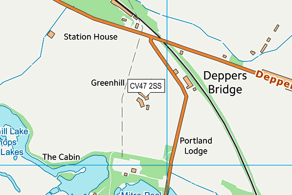 CV47 2SS map - OS VectorMap District (Ordnance Survey) CV47 2SS map - OS VectorMap District (Ordnance Survey)