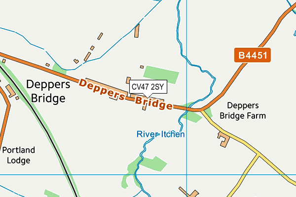 CV47 2SY map - OS VectorMap District (Ordnance Survey) CV47 2SY map - OS VectorMap District (Ordnance Survey)
