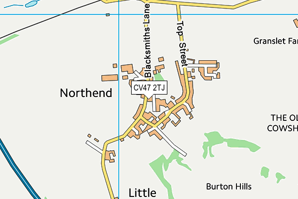 CV47 2TJ map - OS VectorMap District (Ordnance Survey) CV47 2TJ map - OS VectorMap District (Ordnance Survey)