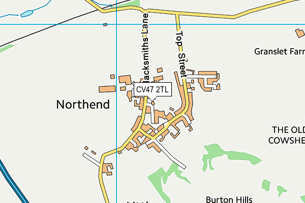 CV47 2TL map - OS VectorMap District (Ordnance Survey) CV47 2TL map - OS VectorMap District (Ordnance Survey)