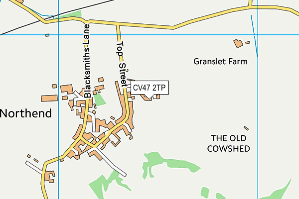 CV47 2TP map - OS VectorMap District (Ordnance Survey) CV47 2TP map - OS VectorMap District (Ordnance Survey)