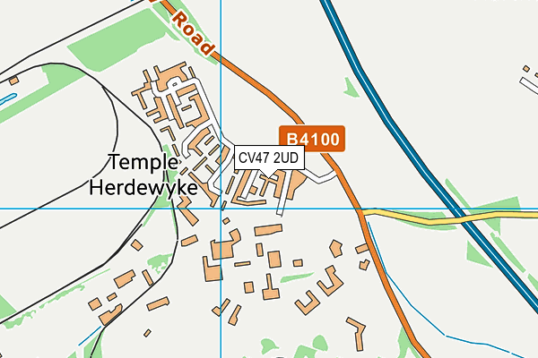 CV47 2UD map - OS VectorMap District (Ordnance Survey) CV47 2UD map - OS VectorMap District (Ordnance Survey)
