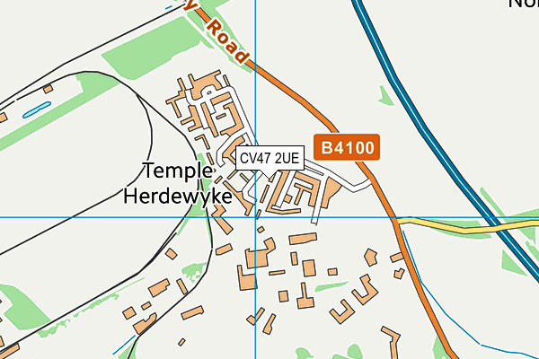 CV47 2UE map - OS VectorMap District (Ordnance Survey) CV47 2UE map - OS VectorMap District (Ordnance Survey)