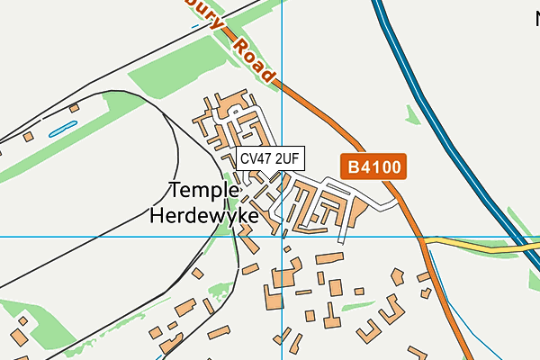 CV47 2UF map - OS VectorMap District (Ordnance Survey) CV47 2UF map - OS VectorMap District (Ordnance Survey)