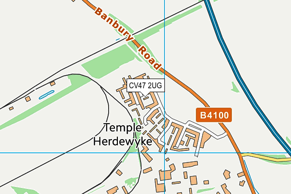 CV47 2UG map - OS VectorMap District (Ordnance Survey) CV47 2UG map - OS VectorMap District (Ordnance Survey)