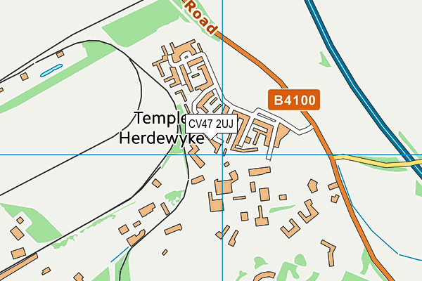 CV47 2UJ map - OS VectorMap District (Ordnance Survey) CV47 2UJ map - OS VectorMap District (Ordnance Survey)