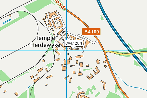 CV47 2UN map - OS VectorMap District (Ordnance Survey) CV47 2UN map - OS VectorMap District (Ordnance Survey)