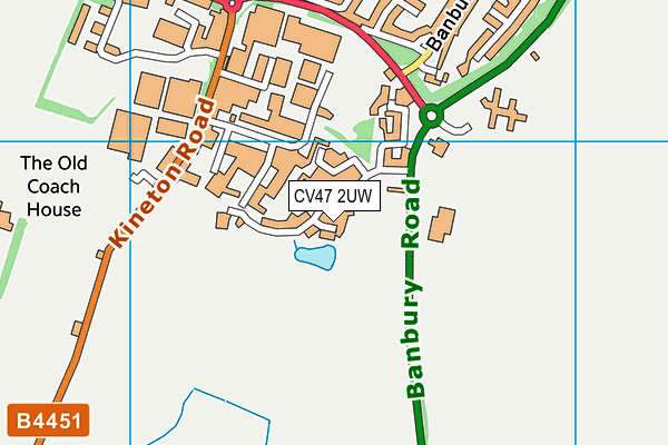 CV47 2UW map - OS VectorMap District (Ordnance Survey) CV47 2UW map - OS VectorMap District (Ordnance Survey)