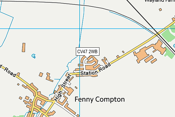CV47 2WB map - OS VectorMap District (Ordnance Survey) CV47 2WB map - OS VectorMap District (Ordnance Survey)