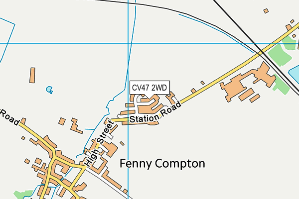 CV47 2WD map - OS VectorMap District (Ordnance Survey) CV47 2WD map - OS VectorMap District (Ordnance Survey)
