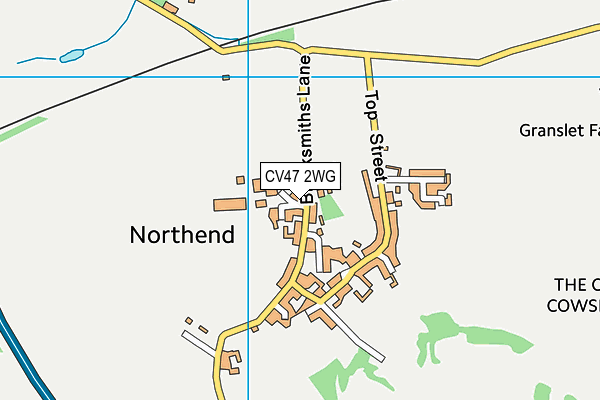 CV47 2WG map - OS VectorMap District (Ordnance Survey) CV47 2WG map - OS VectorMap District (Ordnance Survey)